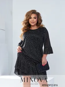Платье 22-016-черный Minova