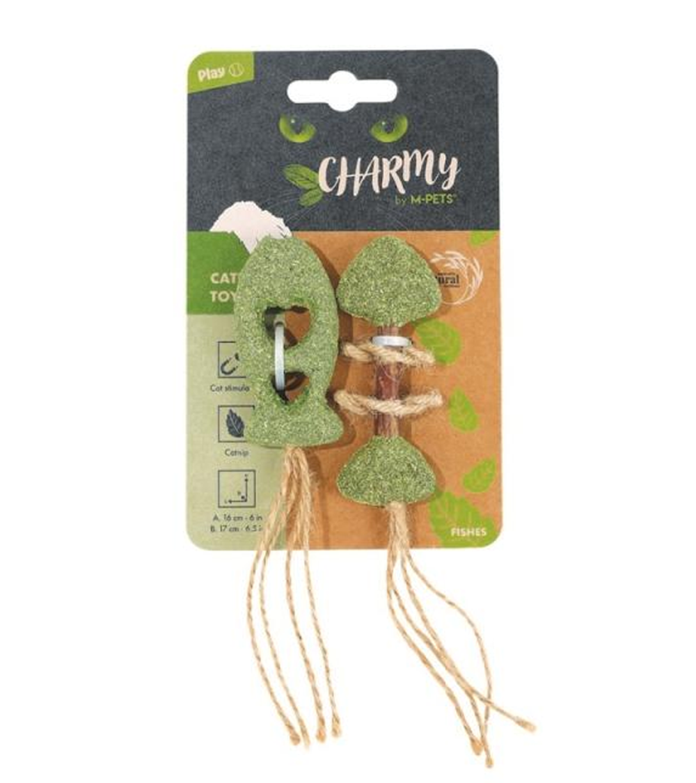Игрушка для кошек с кошачьей мятой Charmy Рыбки MPets, Арт.20639899