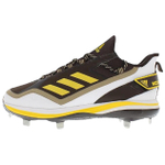 Adidas Icon 7 Baseball Shoes Men"s Black White Yellow