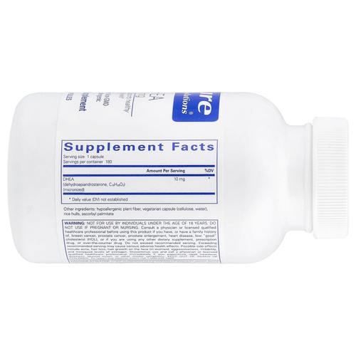 Pure Encapsulations, ДГЭА, 10 мг, 180 капсул
