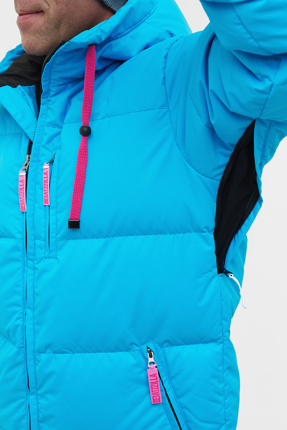 КУРТКА МУЖСКАЯ ПУХОВАЯ VIRUS BATZZILLA INDI С ПРИНТОМ БУДЕННЫЙ