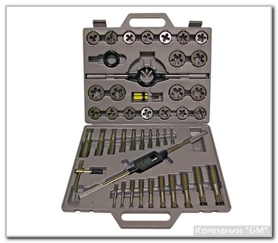 Набор резьбонар. 45 пр. пласт. футл. БМ