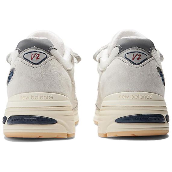 New Balance NB 991 V2 Беговые дорожки Низкие Серый белый/Белый Средний белый Яркоокрашенный Мужской