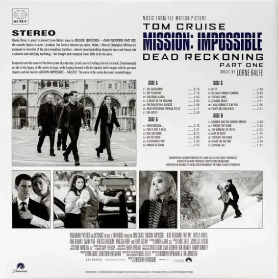 OST - Lorne Balfe – Mission: Impossible - Dead Reckoning Part One - 2LP