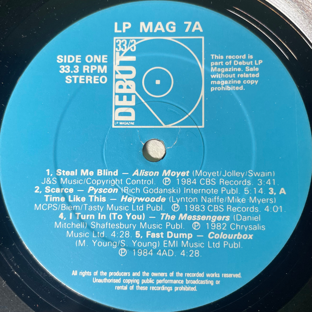 Сборник Debut LP Magazine - Issue 07 (Англия 1984г.)