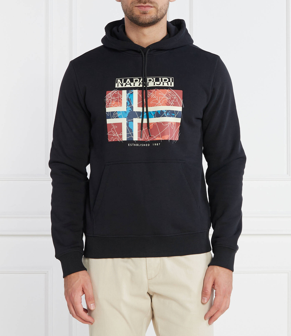 Худи B-GUIRO H 1 Napapijri - черный(NP0A4HE9)