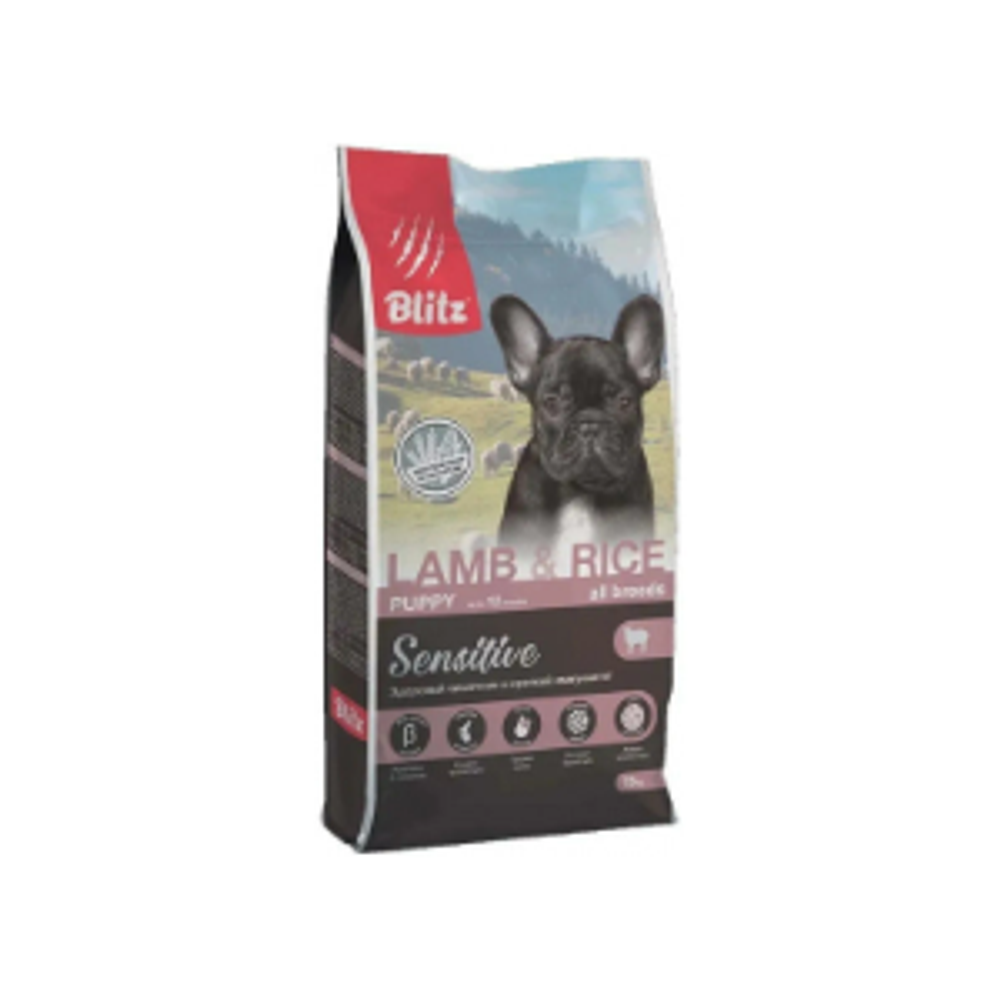 Сухой корм для щенков Puppy LAMB & RICE All Breeds Sensetive (ягненок и рис) для щенков всех пород 15 кг