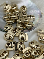 Фиксатор-стопор для шнура золото