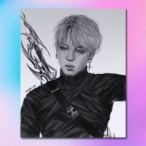 Арт принт / kadis_art / BTS / Чимин #4