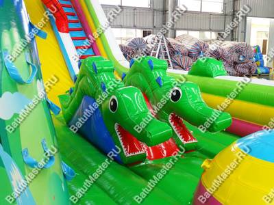 Коммерческий надувной батут "Маскарад" 14*7*6,5 м