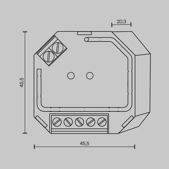 Диммер DALI DT6 TRIAC 230В 400Вт Lighting control 721019
