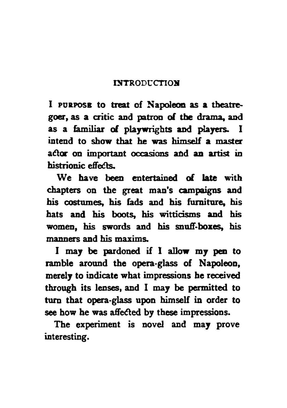 Napoleon's opera-glass: an histrionic study | Lewis Rosenthal