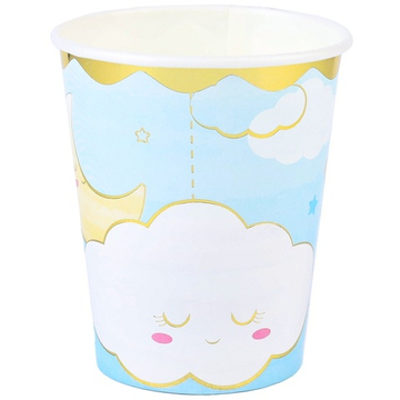Стаканы бумажные «Детские Грезы» в голубом цвете, 250 мл, 6 шт