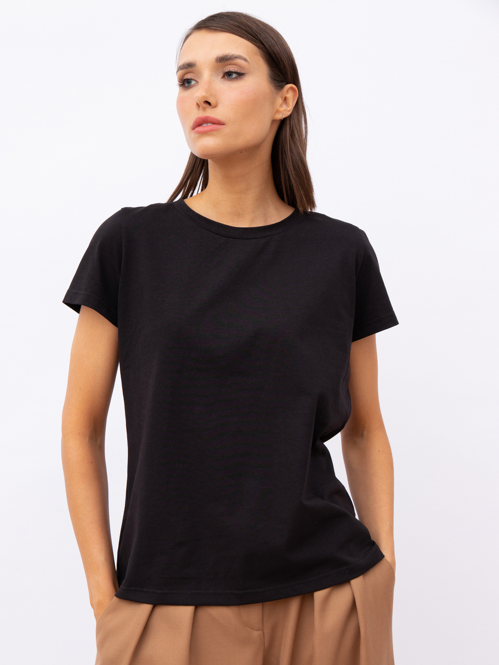 Футболка женская Anyday Icon T-shirt 01, цвет черный