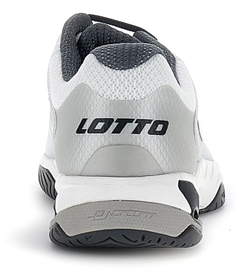 Мужские кроссовки теннисные Lotto Mirage 100 II SPD - all white/asphalt/vapor gray