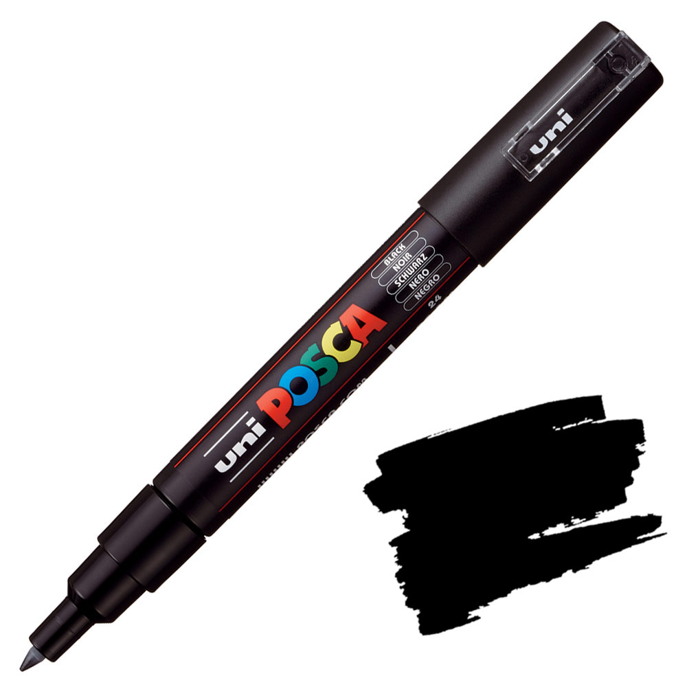 Маркер UNI POSCA PC-1M, 0.7 мм. Black