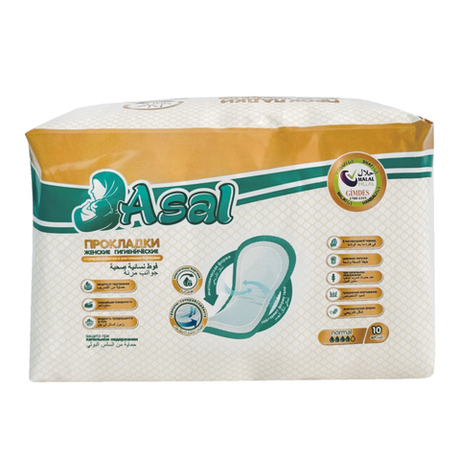Прокладки женские гигиенические Asal, 15 шт.