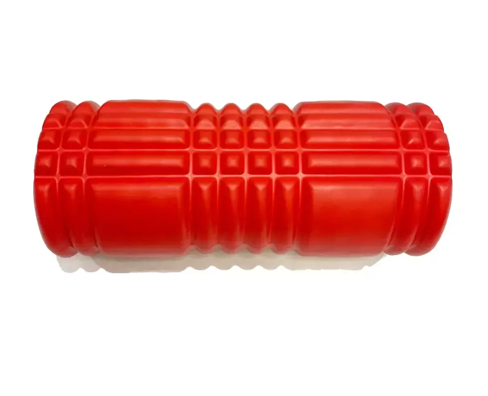 Ролик массажный для йоги MARK19 Yoga Circular 33x14 см красный