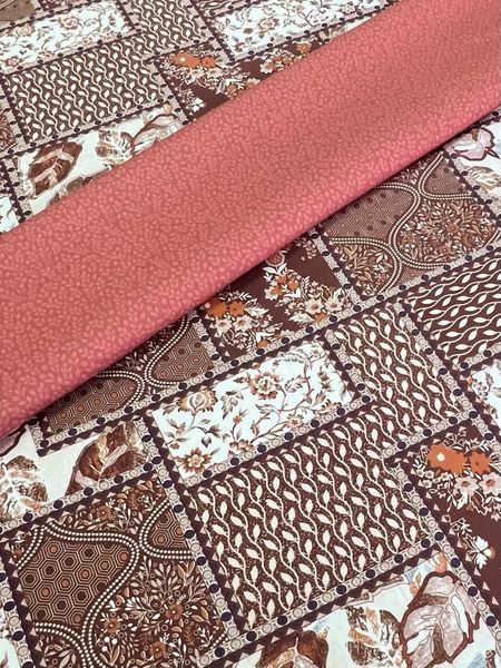 ВИНТАЖНЫЙ ПЭЧВОРК, ФЛОРА И ГЕОМЕТРИЯ - 100% хлопок 5