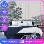 Фотообои на стену Деревья 400х270 см Luxury Walls AM38704B