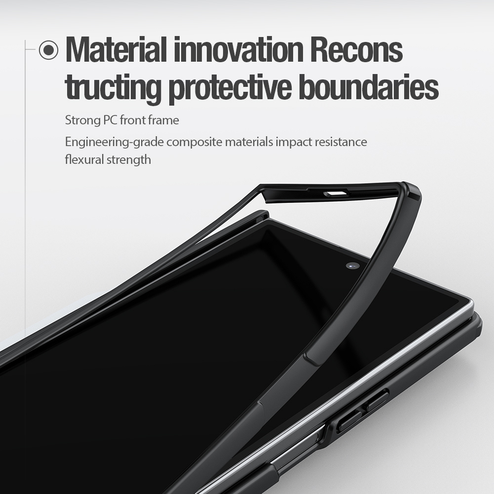 Усиленный чехол с поддержкой MagSafe от Nillkin для Samsung Galaxy Z Fold 7, серия Super Frosted Shield Fold Magnetic Case