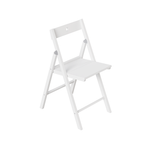 Стул раскладной LIBRA 2, цвет белый матовый