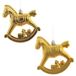 GAEM Набор из 2шт, Украшение новогоднее "Лошадка", L11 W5 H10 см