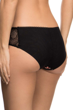 Трусы-шорты Ashley с цветочной вышивкой (Размер: 42) (Цвет: черный)