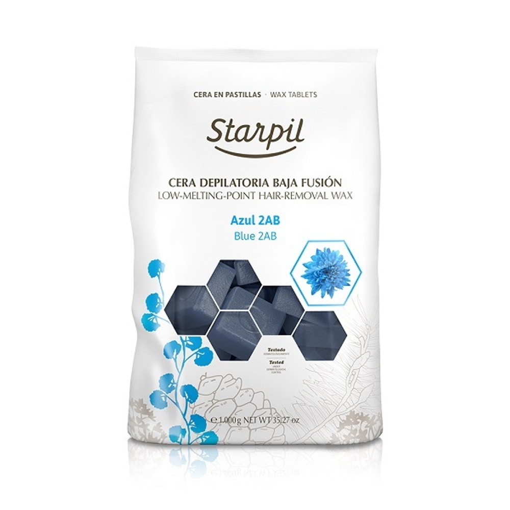 Воск горячий в дисках Starpil Extra Азуленовый 1000г