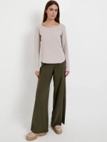 Лонгслив Базовый Песочный