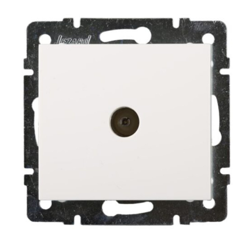 RAIN 703 0288 130 Розетка ТВ оконечная  белая