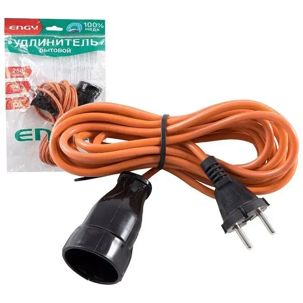 Удлинитель ENGY "Премиум", 5мроз. (ПВС 2,75)