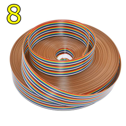 Шлейф цветной - 8pin
