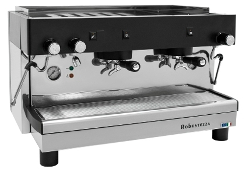 КОФЕМАШИНА ПОЛУАВТОМАТ ROBUSTEZZA STH2M/ ЧЕРНАЯ+ВЫСОКАЯ ГРУППА 1Ф