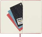 Ежедневник на 2025 год Moleskine Classic (DHF212DC3) 13х21см твердая обложка красный