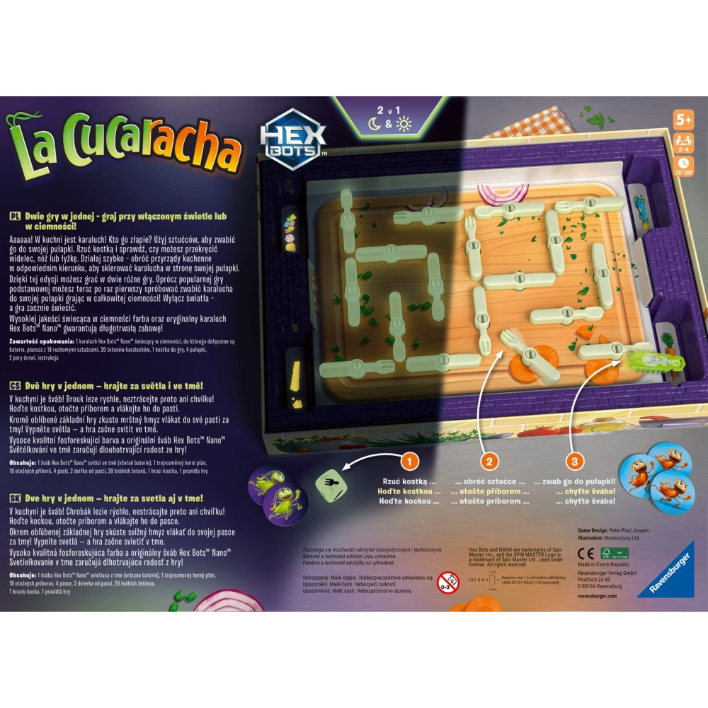 Настольная игра Ravensburger 247646 Ла Кукарача светится в темноте 247646 — фото 4