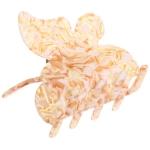 Заколка-краб для волос « ЭЙФОРИЯ ФЛО», шайла, микс 6 цветов, 4,7см (блистер Кокетка)