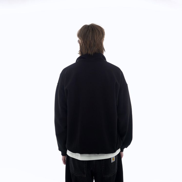 Cвитшот UNIFORM HALFZIP CLUB, черный