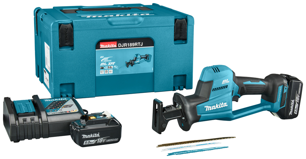 Аккумуляторная сабельная пила Makita DJR189RTJ