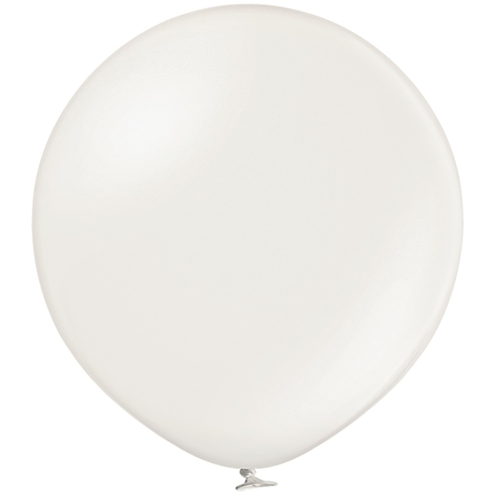 Шар латексный Олимп Металлик 115 см (Белый)