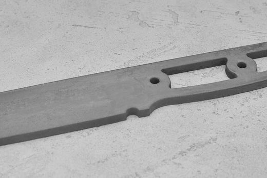 Заготовка для ножа, сталь 8Cr14MoV 4,1мм. Модель "Бушкрафт-III" с клинком 130мм, ТО 61-62HRC