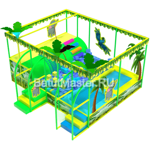Батутная арена "Джунгли" 6x4,7x3,2 м
