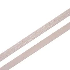 Резинка бретелечная серебристый пион 10 мм (цв. 168), 735/10