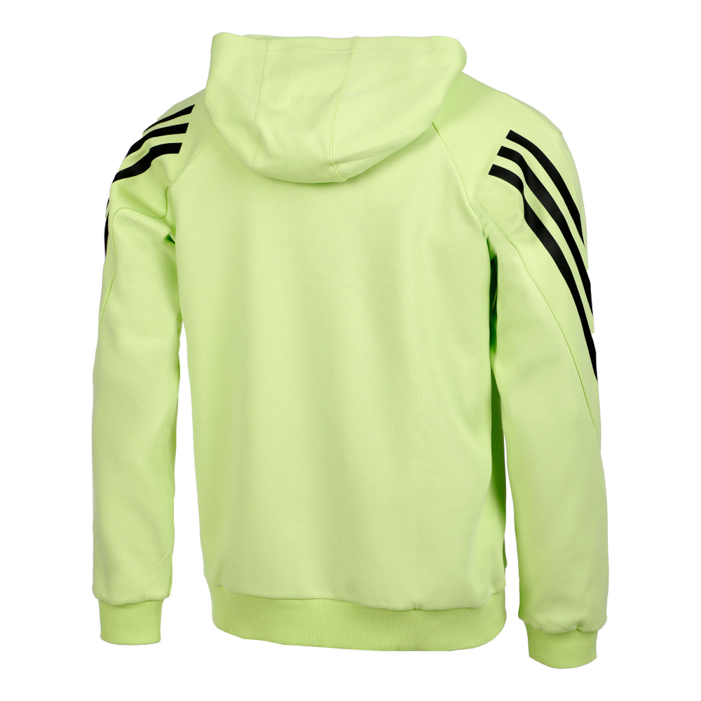 Мужская кофта теннисная adidas Future Icon 3 Stripes Hoody Men - Lime, Black