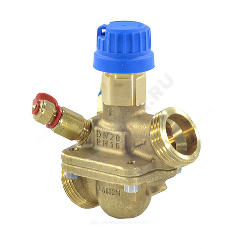 Клапан балансировочный автомат латунь AQT Ду 32 Ру16 НР Kvs=3.2м3/ч с измерительными ниппелями Danfoss 003Z1815