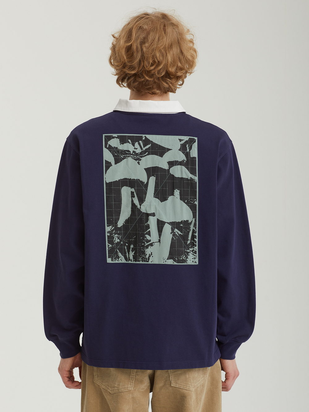 Мужской Лонгслив Howl Half Zip Rugby Top