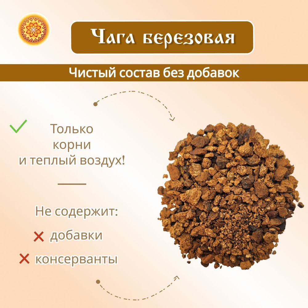 Чага березовая натуральная.