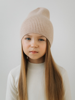 Шапка-бини, Бежевый