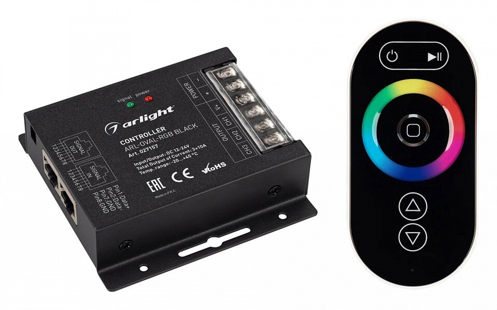 Контроллер-регулятор цвета RGB с пультом ДУ Arlight COMFORT 027157