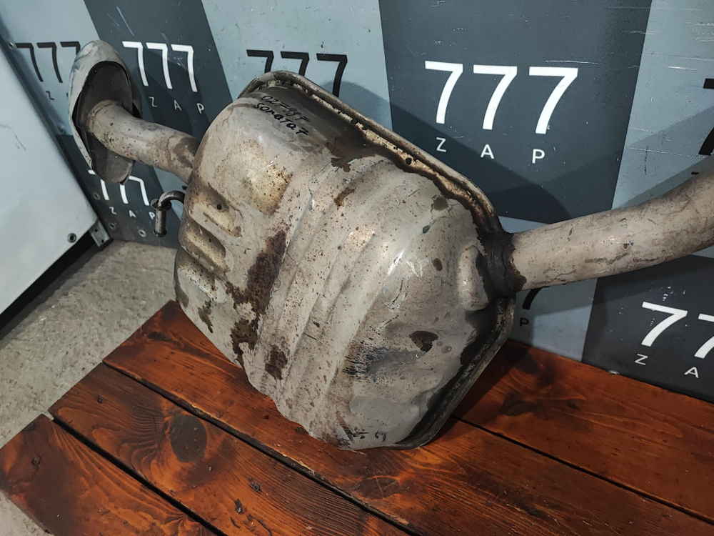 Глушитель Kia Optima 4 (JF) 16-20 Б/У Оригинал 28710D4010